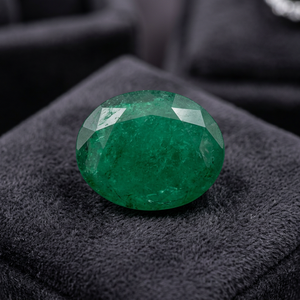 Piedra Preciosa Natural Esmeralda Verde Corte Ovalado de 12.6 Quilates M/S Emerelle, Piedra Suelta para Joyería Premium, Proveedor Mayorista B2B - Product Image 6