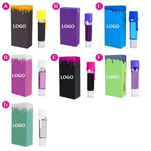 Custom Logo Printed Smell Proof No Neck Plastic Tubes And Box Packaging Cigar Acrylic Bottle With Child Resistant Silicone Lid