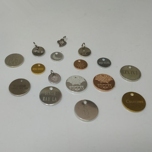 Di alta qualità di risultati dei monili disco rotondo <span class=keywords><strong>accessori</strong></span> <span class=keywords><strong>925</strong></span> sterling silver Logo personalizzato inciso tag fascino - Product Image 5