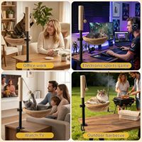 Lit de bureau pour chat à fixation murale peu encombrant avec griffoir intégré pour bureaux – Support robuste pour chats d'intérieur