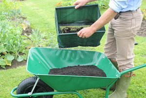 Separador de Tierra Manual Plegable Moderno y Ligero, Tamiz de Jardín de Plástico con Base de Malla - Product Image 2