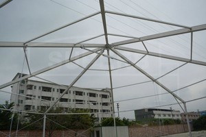 Tenda a baldacchino pop-<span class=keywords><strong>up</strong></span> 10x10m personalizzabile in fibra di vetro e poliestere, impermeabile, per glamping <span class=keywords><strong>4</strong></span> stagioni, esposizioni all'aperto, facile da montare - Product Image 5