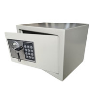 Coffre-fort mural en acier blanc avec clavier à code, boîte de rangement pour clés de maison et d'hôtel, pour adultes et enfants, boîte secrète pour argent et espèces