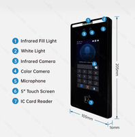 Lector de tarjetas inteligentes para ascensor de oficina Trudian, lector de código de teclado impermeable, sistema de Panel de placa de Control de acceso de puerta Nfc para apartamento