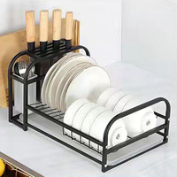 Étendoir de séchage à vaisselle réglable, armoire de cuisine en acier inoxydable à 2 niveaux, égouttoir de vaisselle
