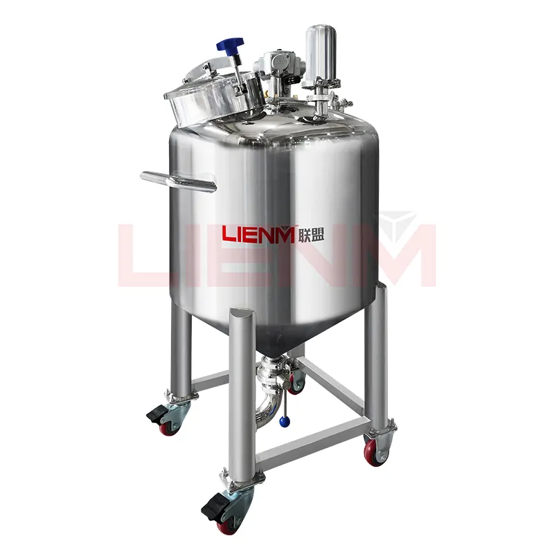 300l Tùy Chỉnh Thép Không Gỉ Chất Lỏng Pha Trộn Tank Nước Hoa Công Nghiệp Mixer Giá 200l Máy Trộn