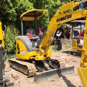 PC35MR Buen Precio Excavadora Komatsu Usada 3,5 Toneladas Excavadora Komatsu PC35 Usada Barato y de Buena Calidad - Product Image 1