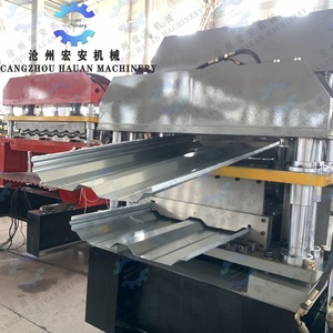 Steel Structure Roof Angle <b>Chi</b> Tile Forming <b>Machine</b> for Colored Glaze Steel with Gear & Bearing - Product Image 4