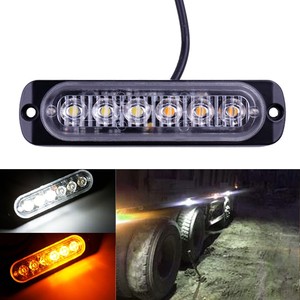 6 LED cảnh báo ánh sáng bên đánh dấu ánh sáng LED giải phóng mặt bằng chỉ số ánh sáng cho xe tải Trailer RV Xe thuyền xe buýt xe tải 12-24V wate - Product Image 2