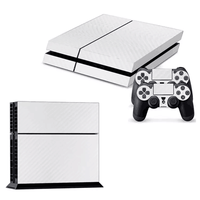 SYY Vente en gros de stickers de protection en fibre de carbone pour manette de jeu PS4, accessoires de jeu