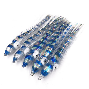 Señuelo de Pesca Artificial de PVC de 4.5 Pulgadas con Ojos 3D, 10g, para Pesca de Calamar y Pulpo, Ideal para Pesca de Grandes Peces - Product Image 1