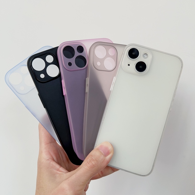 Simple Colorful Dust Proof Matte Soft TPU Ultra Thin Mobile Phone Case for iPhone 17 16 15 14 13 12 Pro Max