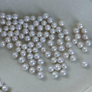 Perlas de Akoya de Agua Salada de 7-8 mm, Perlas Naturales de Zhuji, Color Blanco, Luz Intensa, Sin Defectos, Venta al por Mayor - Product Image 4