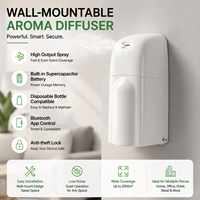 Diffuseur portable à batterie Crearoma 200 ml, machine à parfum pour hôtel, commande par application, design en plastique avec diffuseur d'huile