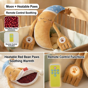 Oreiller personnalisé en forme de banane pour bébé, apaisant et favorisant le sommeil, anti-sursaut, en polyester, unisexe, Shenzhen - Product Image 4