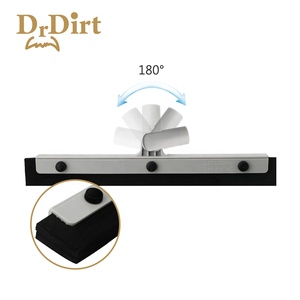 Herramienta de Limpieza Doméstica, Pequeña Escobilla de Agua Ajustable con Mango Extensible de Aluminio para Garaje y Cuartos Húmedos - Product Image 2