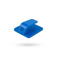 Etiqueta Colgante Promocional Individual de Plástico Azul de Alta Calidad, Clip de Señalización para Ropa, Tiendas, Armarios y Prendas, Superventas