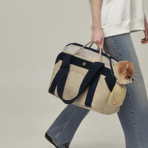 Lüks özel tasarım açık evcil hayvan taşıyıcı Sling Pet çanta çok fonksiyonlu nefes küçük hayvan yumuşak Pet Tote çanta - Product Image 1