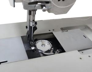 Nouvelle machine à coudre industrielle à point noué, à bras long, haute vitesse, à pied entraîneur, à plat, à aiguille simple, robuste, avec moteur, pour tissus lourds, modèle 6610 - Product Image 4