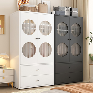 Armoire en Fer | Armoire de Rangement Non Toxique pour Vêtements d'Enfants | Casier Métallique Moderne pour Chambre à Coucher | Simple, Économique et Réglable - Product Image 3