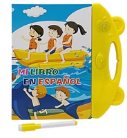 Jeu parlant transfrontalier enfants Point lecture Audio espagnol Machine d'apprentissage précoce jouets éducatifs livres électroniques