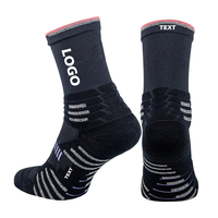 Emballage gratuit Échantillon gratuit Chaussettes de sport de basket-ball personnalisées de haute qualité Chaussettes de course à pied de cyclisme professionnel Chaussettes de sport personnalisées unisexes