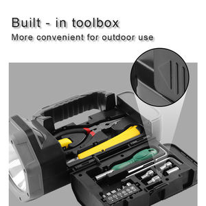 Reflector de energía <span class=keywords><strong>Solar</strong></span> recargable multifuncional, <span class=keywords><strong>luz</strong></span> <span class=keywords><strong>solar</strong></span>, manivela de mano, caja de herramientas de reparación, luces de Camping al aire libre - Product Image 5