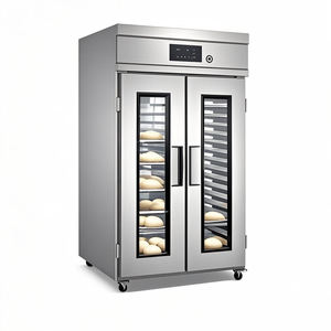 Profesional Industrial Frozen Retarder <span class=keywords><strong>Proofer</strong></span> 36-Tray Máquina para hacer pan de doble puerta Gabinete de prueba de masa grande Harina Maíz - Product Image 1