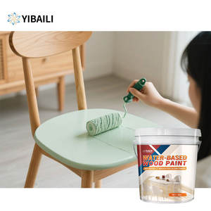 Peinture pour bois, revêtement pour bois d'extérieur, revêtement pour meubles à base d'eau, faible odeur, revêtement pour armoires, très adapté pour l'intérieur/l'extérieur, <span class=keywords><strong>blanc</strong></span> - Product Image 2