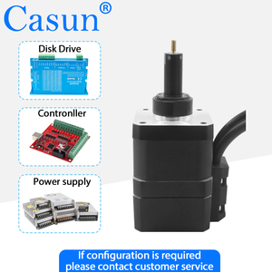 Motor Paso a Paso Híbrido <span class=keywords><strong>Nema</strong></span> <span class=keywords><strong>17</strong></span> de <span class=keywords><strong>Alto</strong></span> <span class=keywords><strong>Torque</strong></span>, 2.5A, 2 Fases, con Encoder, 42x40mm, 550mN.m, 2.75V DC, para Equipos de Examen Médico CNC - Product Image 4