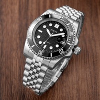 Erstellen Sie Ihre Eigene Uhrenmarke mit OEM-Logo Uhren Automatik 8215 Uhrwerk Uhrenhersteller Maßgefertigte Edelstahl-Uhr