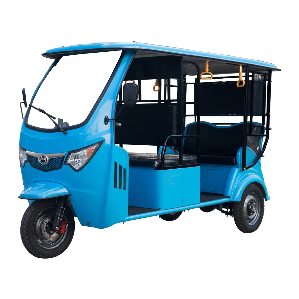 3 Wheel Rickshaw Electric Tricycle Loading Toto Rickshaw