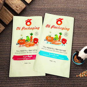 אריזת מזון לחיות מחמד (כלבים וחתולים) מפלסטיק איכותי בהתאמה אישית, במשקלים 1 ק\\\"ג, 5 ק\\\"ג, 10 ק\\\"ג ו-20 ק\\\"ג, עם סגירת רוכסן. - Product Image 1