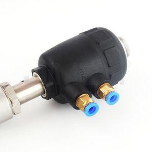 Vanne d'angle JIN en acier inoxydable 316L DN15 25, pour admission d'air, type coupant à deux voies, filetage mâle - Product Image 3