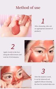 Mascarilla Facial Peel-Off <span class=keywords><strong>de</strong></span> Rosa Yiyechu, Etiqueta Privada, con <span class=keywords><strong>Agua</strong></span> <span class=keywords><strong>de</strong></span> Rosas, Hidratante, Nutritiva - Product Image 5