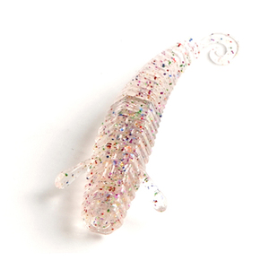 BUBBA 新款 5 厘米 1.9 克 软质 PVC 发光虾型鱼饵 带钩 淡水钓鱼人工鱼饵 - Product Image 2