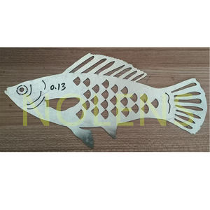 แผ่นเหล็กตัดเลเซอร์ลาย<span class=keywords><strong>ปลา</strong></span>ตัวผู้แบบกำหนดเอง - Product Image 1