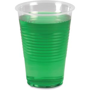 Boardwalk BWKTRANSCUP14CT <b>Cold</b> <b>Cups</b> Translucent Plastic Drinkware - Product Image 1