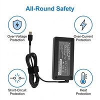 Chargeur secteur pour ordinateur portable 170W 20V 8.5A, pointe carrée fine, coque épaisse, compatible avec les adaptateurs d'ordinateurs portables de la série Lenovo Legion Gaming