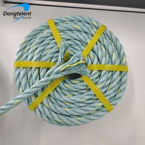 <span class=keywords><strong>Corde</strong></span> en polypropylène à 4 brins 16 mm x 50 m, excellente pour les levages lourds, matériau PP de qualité - Product Image 6