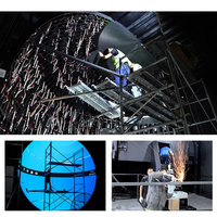 2025 nuevo cine volador interior Montaña Rusa simulador 3D 4D 5D 6D 7D 8D 9D 12D Domo realidad Virtual Simulador de movimiento VR