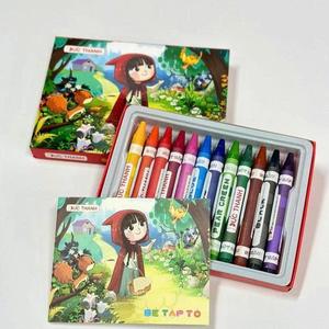 Crayones de Pintura para Bebés de 12 Colores, Premium, Seguros, No Tóxicos, Lavables, Tiza de Dibujo para Niños Pequeños, Colores Suaves, Comercio Global - Product Image 1