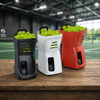 Máquina Lanzapelotas de Tenis Profesional Eficiente, Doble Potencia, para Práctica de Pádel, Programable con Control por Aplicación, Lanzador de Entrenamiento Moderno