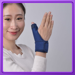 Soporte para el pulgar, correa azul de poliéster ZRMZ-001 para la fijación de fracturas de pulgar y esguinces deportivos - Product Image 4