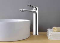 Robinet de lavabo moderne et élégant pour salle de bain, accessoires de quincaillerie, économie d'eau, eau chaude et froide