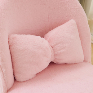 Silla de Peluquería de Felpa Rosa JIAMEIJIA con Patas Doradas - Venta al por Mayor OEM ODM - Product Image 3