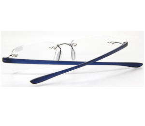 JMR0013 Vente en gros de montures de lunettes de <span class=keywords><strong>lecture</strong></span> légères en métal sans monture, design allemand, unisexe, <span class=keywords><strong>pour</strong></span> les lecteurs - Product Image 2