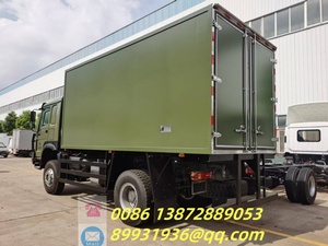 <span class=keywords><strong>Véhicule</strong></span> diesel manuel de camion de transport de congélateur réfrigéré utilisé par Sinotruk Howo 4X4 - Product Image 4