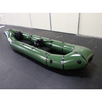 Usine 420D 2 personnes léger bon marché TPU PVC auto-bail gonflable Packraft fabricant