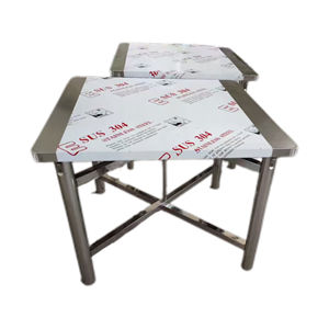 VICTORY <b>Stainless</b> <b>Steel</b> Folding <b>Workbench</b> Commercial Kitchen Equipment for Hotels Restaurants Canteens - Product Image 6